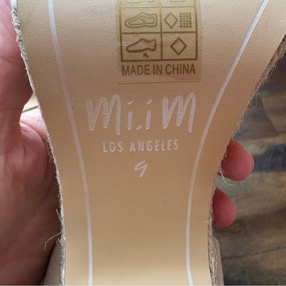 Miracle Miles Jana Espadrille Platform Sandals Womens 9 Boho Vacation Shoes NWOT - Picture 13 of 14